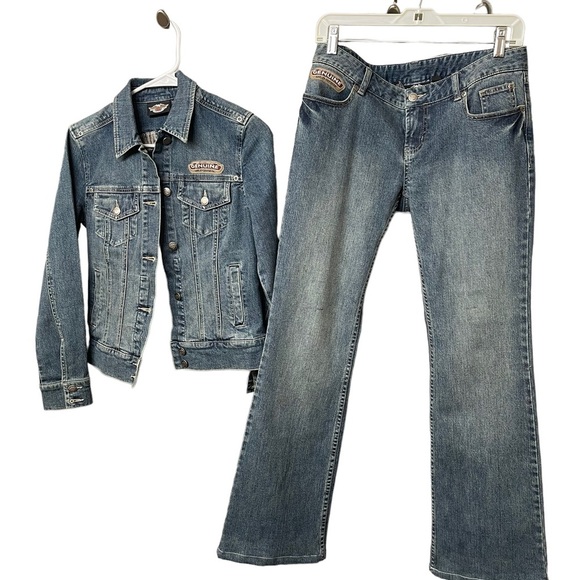 Harley Davidson jacket and pants size S/6 - Picture 9 of 16